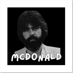 Michael McDonald portrait quotes art 90s style retro vintage 80s Posters and Art